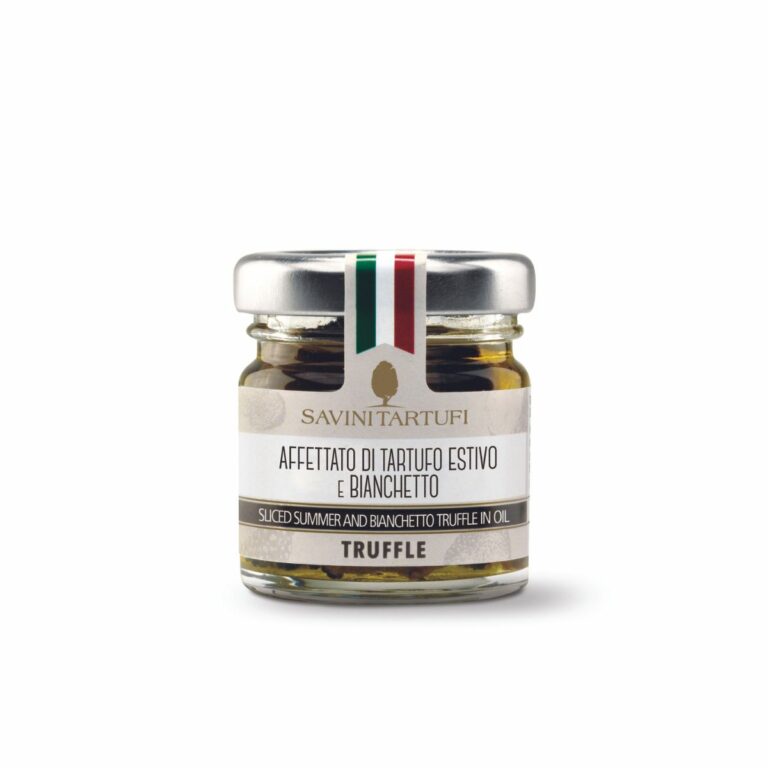 Truffle flavoured dwarf peaches Savini Tartufi