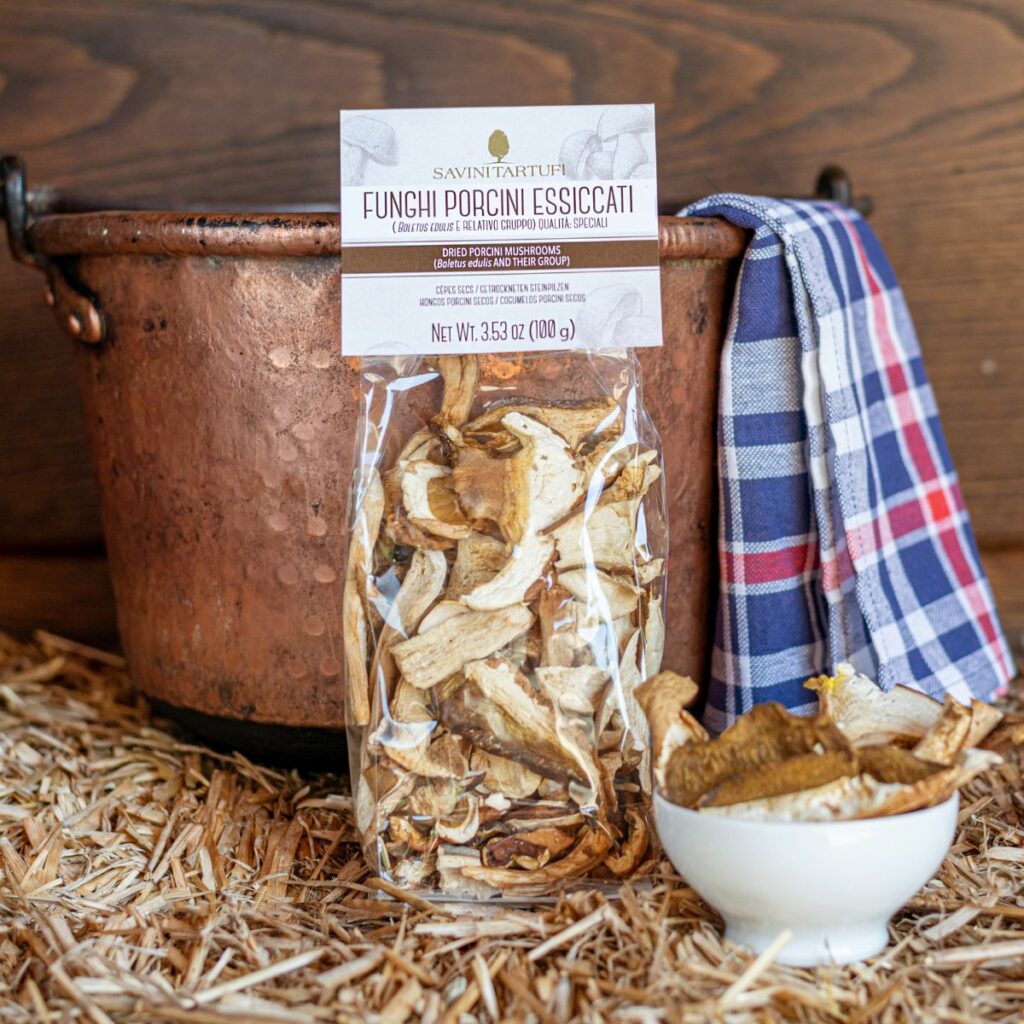 Dried porcini mushrooms Savini Tartufi